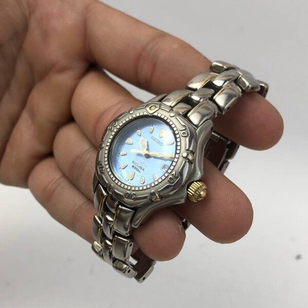 SEIKO SCUBA DIVER LADY QUARTZ 200 MOP DIAL - Gambar 3