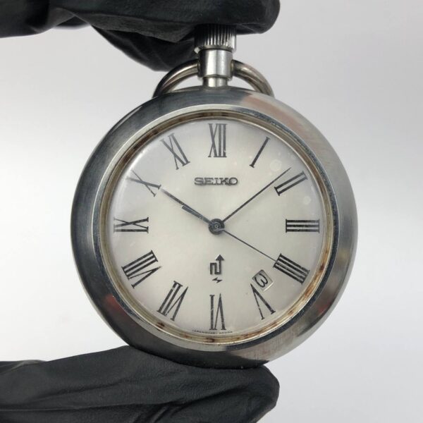 POCKET WATCH SEIKO ELNIX DATE VINTAGE