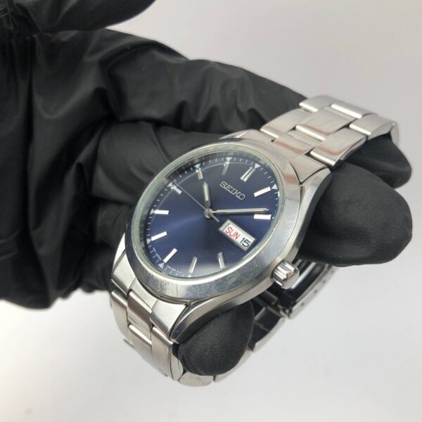 SEIKO QUARTZ BLUE DIAL ALL ORI - Gambar 3