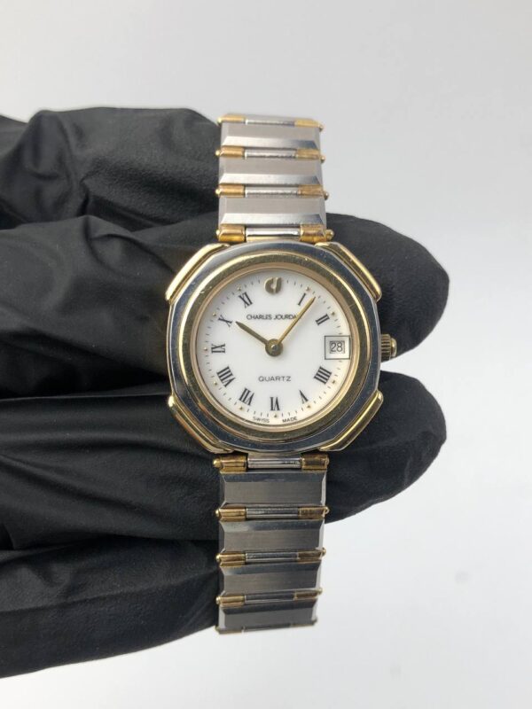 CHARLES JOURDAN ROMAN WHITE DIAL - Gambar 2
