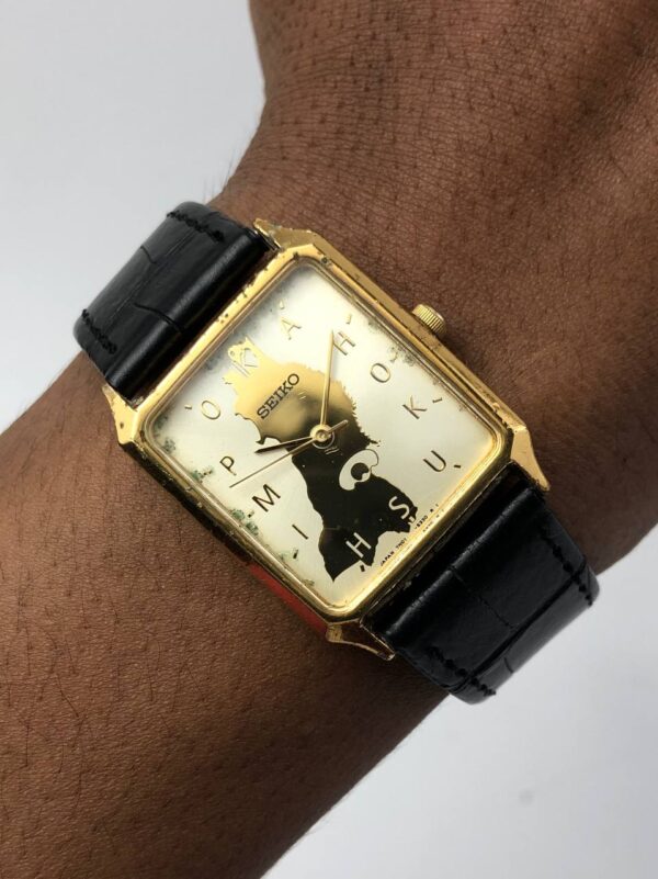 SEIKO SQUARE MAP DIAL