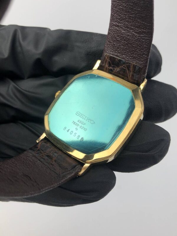 SEIKO QUARTZ TEXTURE GOLD DIAL - Gambar 7