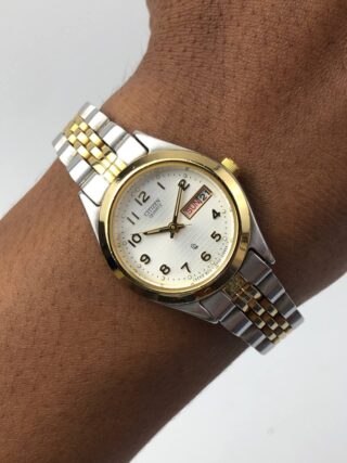 CITIZEN ANALOG TWOTONE ALL ORIGINAL