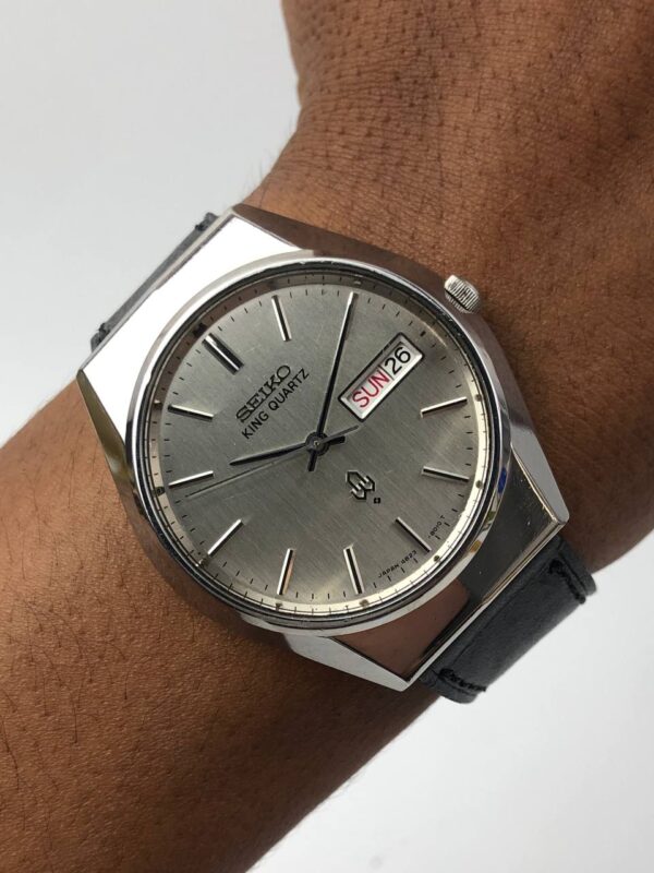 KING QUARTZ SEIKO GREY MIRROR DIAL