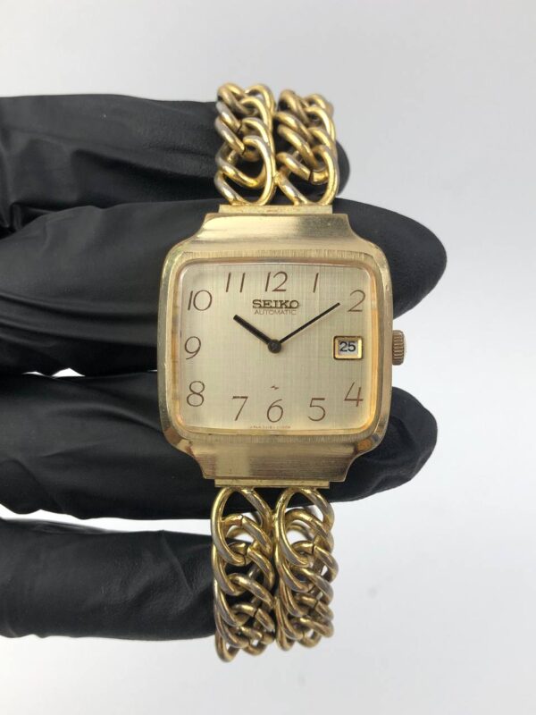 SEIKO CHARIOT AUTOMATIC LINEN GOLD DIAL - Gambar 2