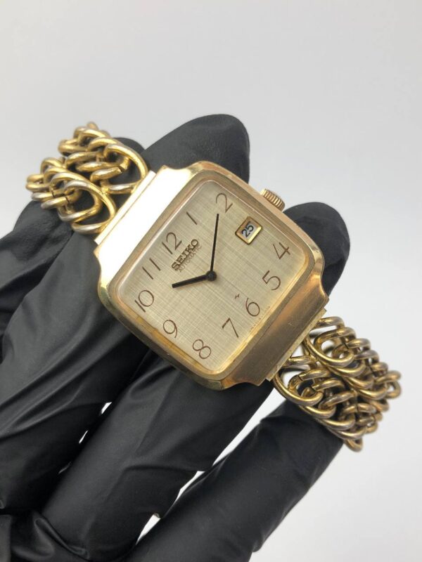 SEIKO CHARIOT AUTOMATIC LINEN GOLD DIAL - Gambar 4
