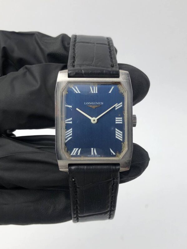 1970’S LONGINES TANK ROMAN BLUE DIAL - Gambar 2