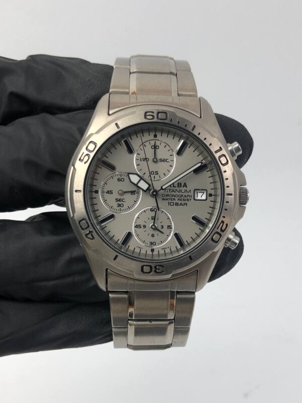 ALBA KRONOGRAF FULL TITANIUM - Gambar 2