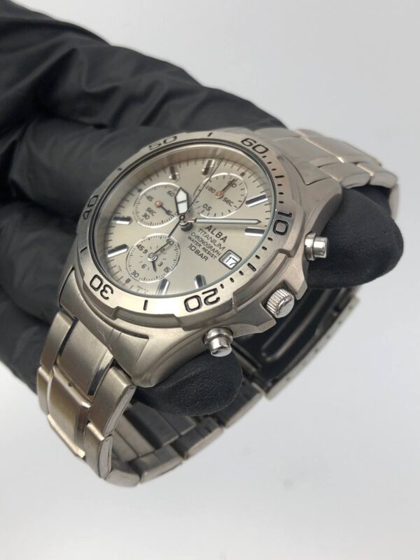 ALBA KRONOGRAF FULL TITANIUM - Gambar 3