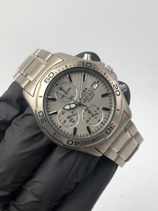 ALBA KRONOGRAF FULL TITANIUM - Gambar 4