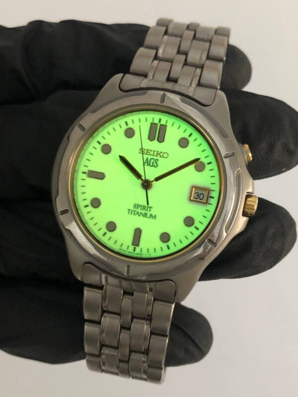 SEIKO AGS FULL LUME DIAL TITANIUM CASE - Gambar 8