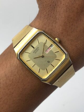 CITIZEN SQUARE CASE DAYDATE ALL ORI