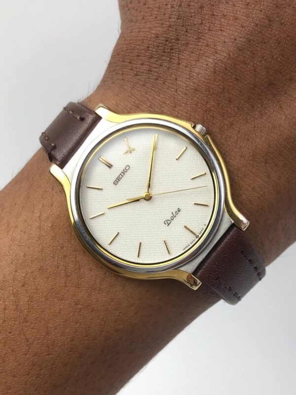 SEIKO DOLCE TWOTONE TEXTURE DIAL
