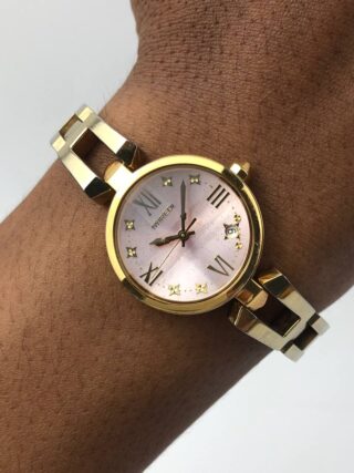 SEIKO WIRED BANGLE PINK DIAL MULUS