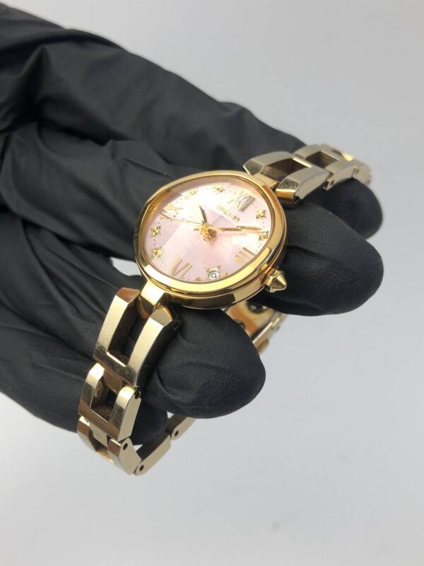 SEIKO WIRED BANGLE PINK DIAL MULUS - Gambar 3