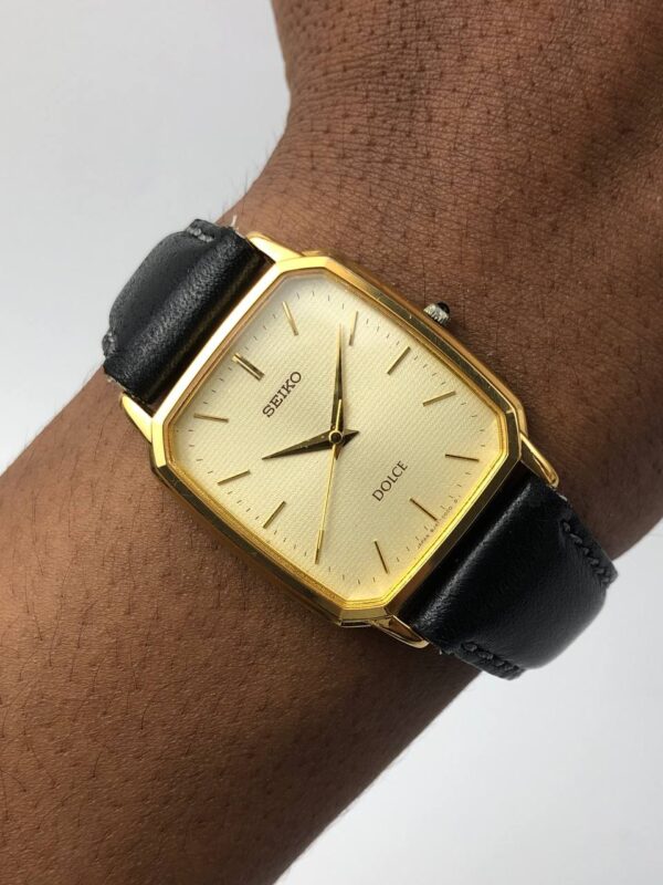 SEIKO DOLCE KLASIK TANK TEXTURED DIAL