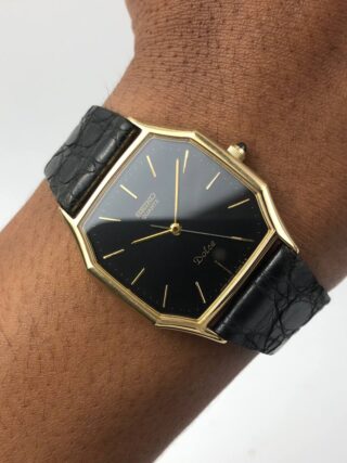 SEIKO DOLCE MULTIGONAL CASE BLACK DIAL