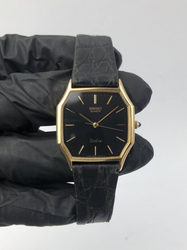 SEIKO DOLCE MULTIGONAL CASE BLACK DIAL - Gambar 2