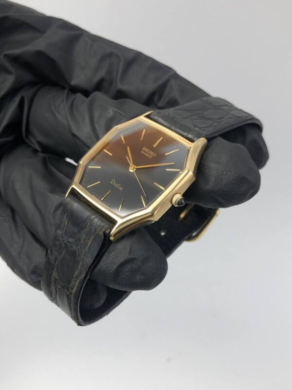 SEIKO DOLCE MULTIGONAL CASE BLACK DIAL - Gambar 3