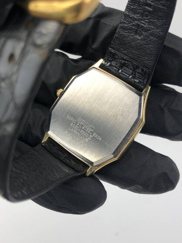 SEIKO DOLCE MULTIGONAL CASE BLACK DIAL - Gambar 8