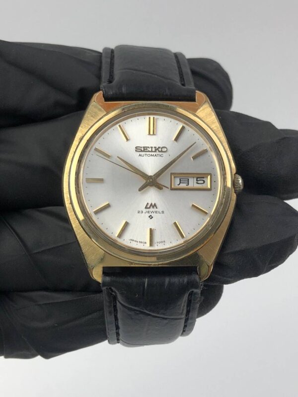 SEIKO LM GOLD TONE DAYDATE C SHAPE CASE - Gambar 2