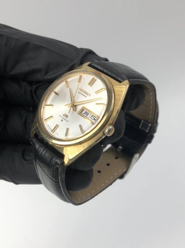 SEIKO LM GOLD TONE DAYDATE C SHAPE CASE - Gambar 3
