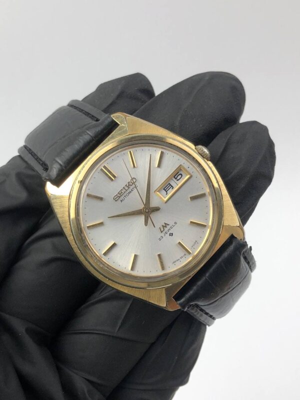 SEIKO LM GOLD TONE DAYDATE C SHAPE CASE - Gambar 4