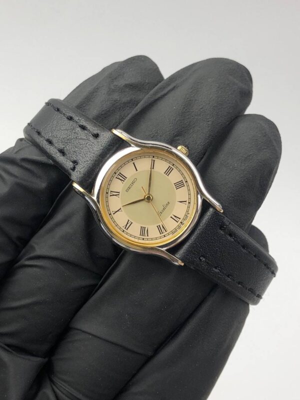 SEIKO EXCELINE ROMAN GUILOCHE DIAL - Gambar 4