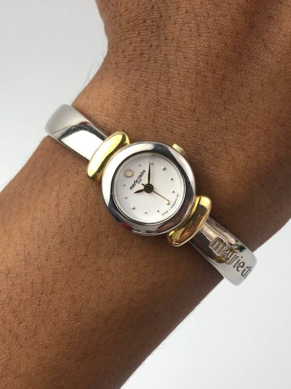BEAUTIFUL MARIE CLARIE BANGLE TWOTONE