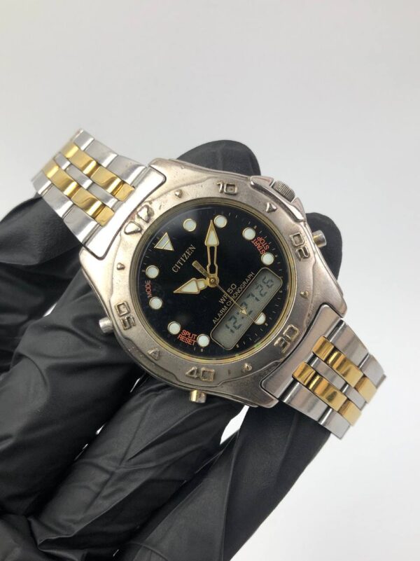 CITIZEN ANADIGI ALARM CHRONOGRAPH - Gambar 4