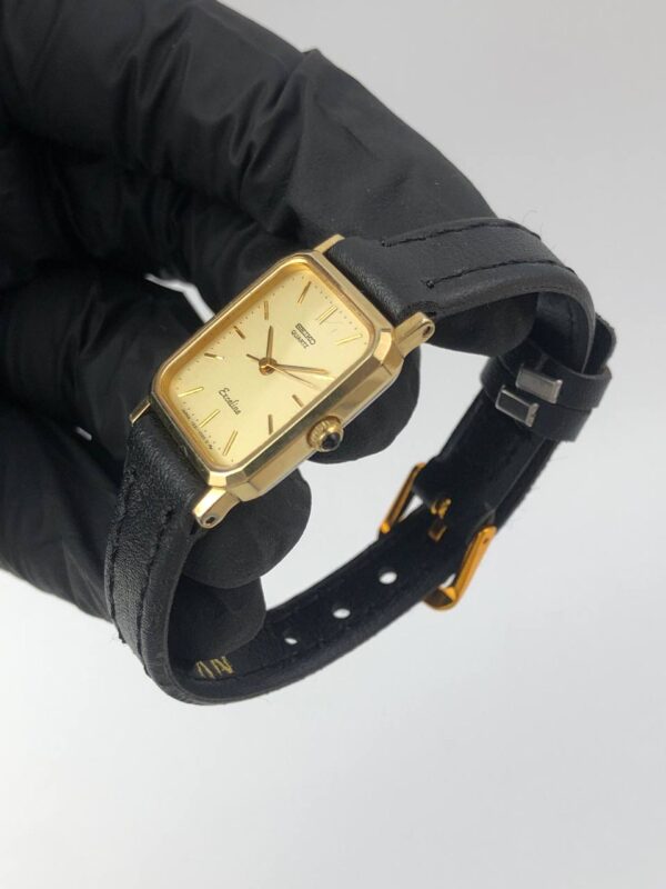 SEIKO TANK EXCELINE GOLD TONE CASE - Gambar 3