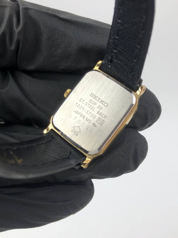 SEIKO TANK EXCELINE GOLD TONE CASE - Gambar 7