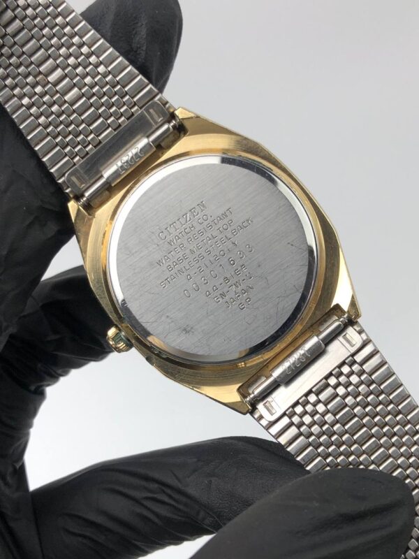 CITIZEN VINTAGE QUARTZ BLACK DIAL - Gambar 8