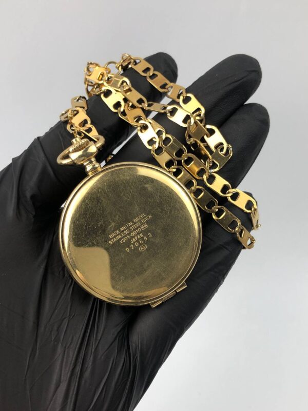 VINTAGE ALBA SUCCESS POCKET WATCH QUARTZ - Gambar 5