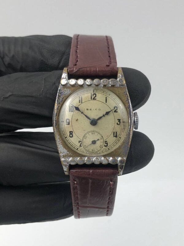 VINTAGE SEIKOSHA MILITARY ARTDECO - Gambar 2