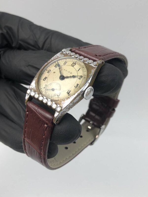 VINTAGE SEIKOSHA MILITARY ARTDECO - Gambar 3