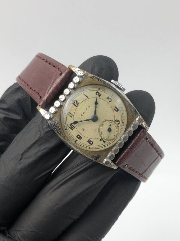 VINTAGE SEIKOSHA MILITARY ARTDECO - Gambar 4
