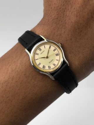 SEIKO EXCELINE ROMAN GUILOCHE DIAL