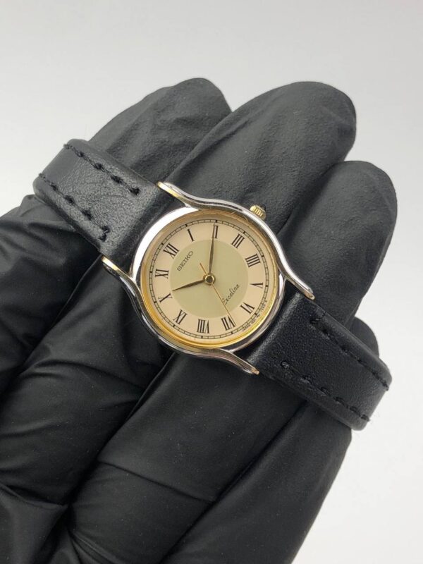 SEIKO EXCELINE ROMAN GUILOCHE DIAL - Gambar 4