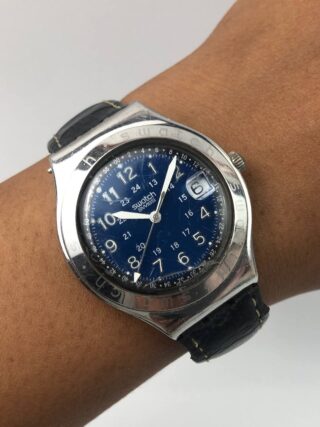 SWATCH STEEL BLUE DIAL