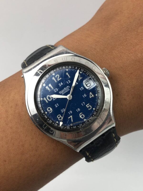 SWATCH STEEL BLUE DIAL