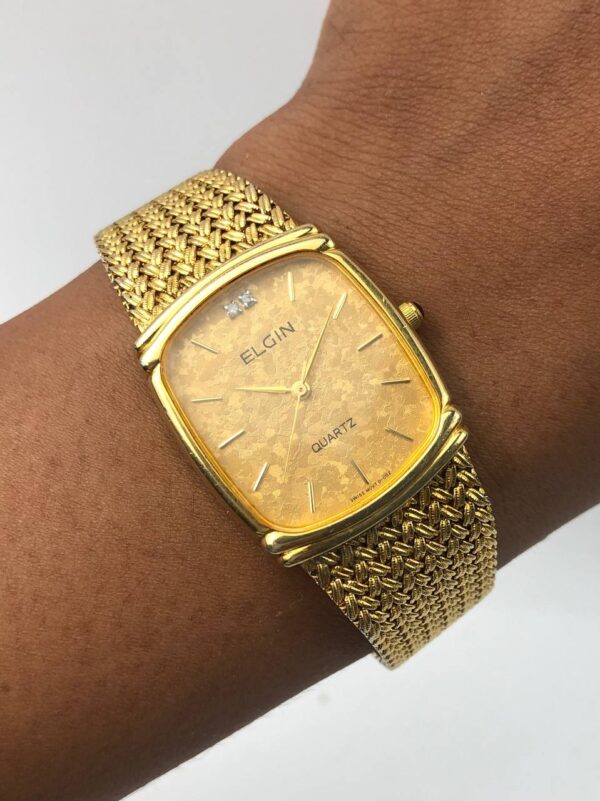 ELGIN QUARTZ SNOWFLAKE DIAL