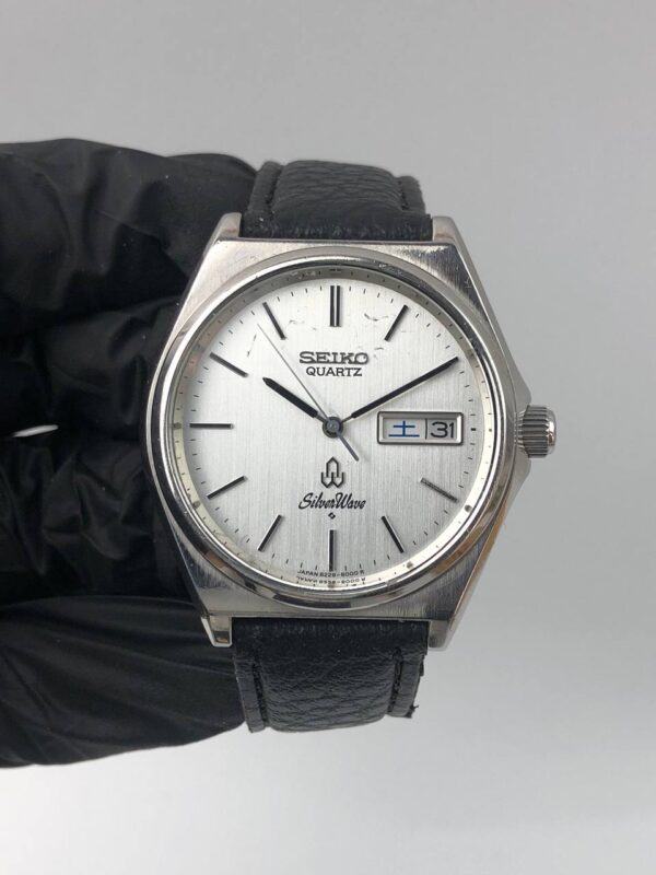 SEIKO SILVERWAVE DAYDATE GREY LINEN DIAL - Gambar 2