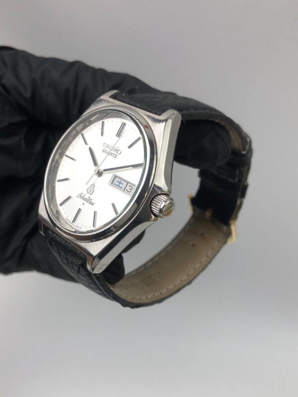SEIKO SILVERWAVE DAYDATE GREY LINEN DIAL - Gambar 3