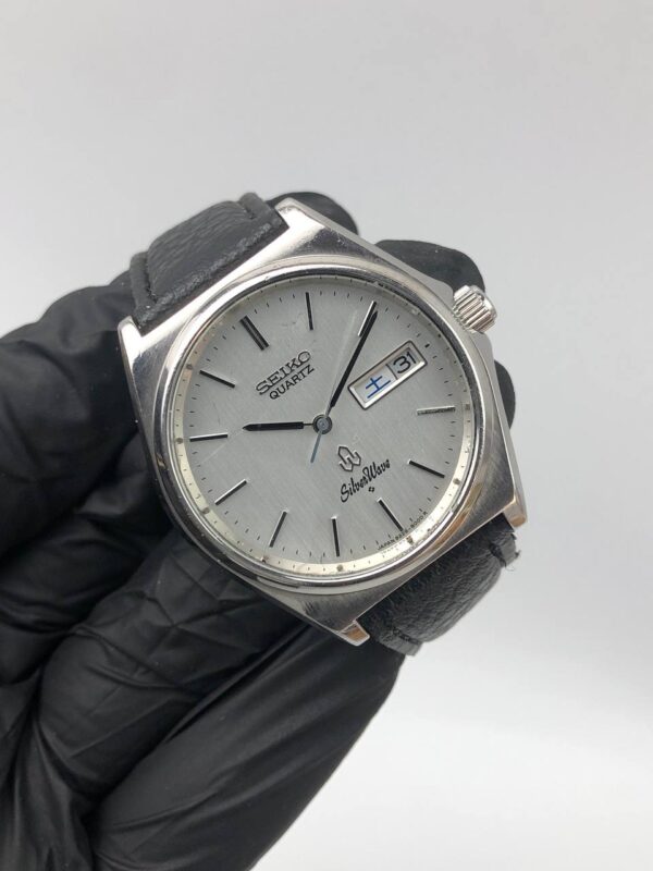 SEIKO SILVERWAVE DAYDATE GREY LINEN DIAL - Gambar 4