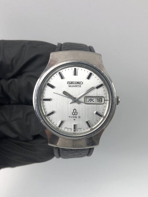 SEIKO TYPE II GREY LINEN DIAL - Gambar 2