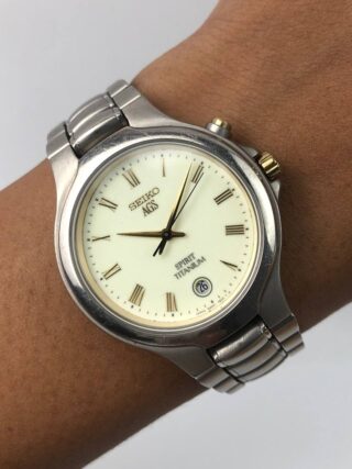 SEIKO SPIRIT AGS FULL TITANIUM LUME DIAL
