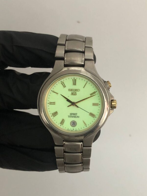 SEIKO SPIRIT AGS FULL TITANIUM LUME DIAL - Gambar 6