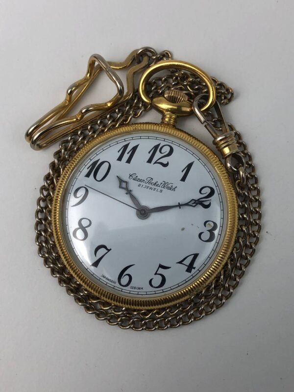 VINTAGE CITIZEN POCKET WATCH BREGUET