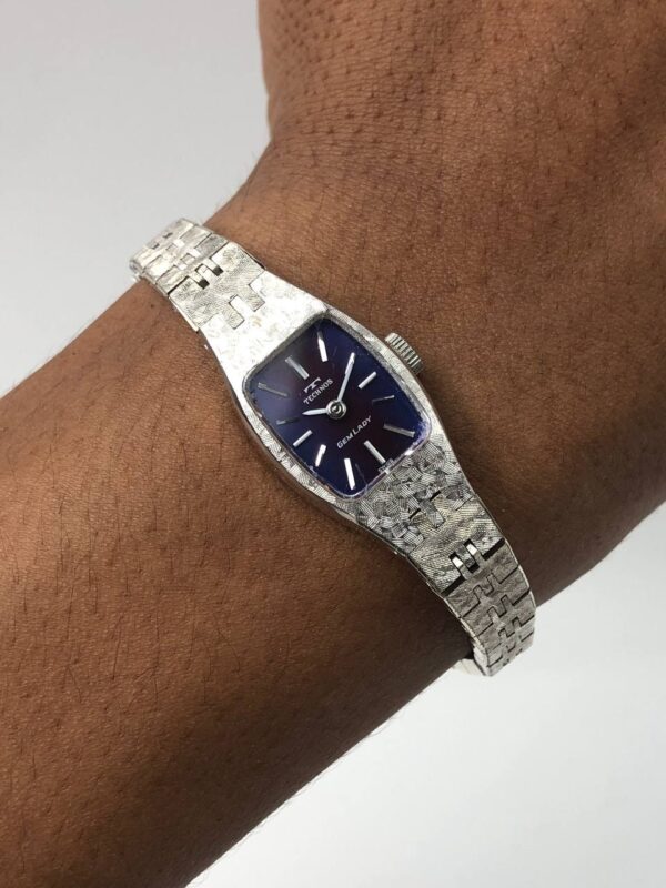 TECHNOS GEM LADY VINTAGE BLUE DIAL